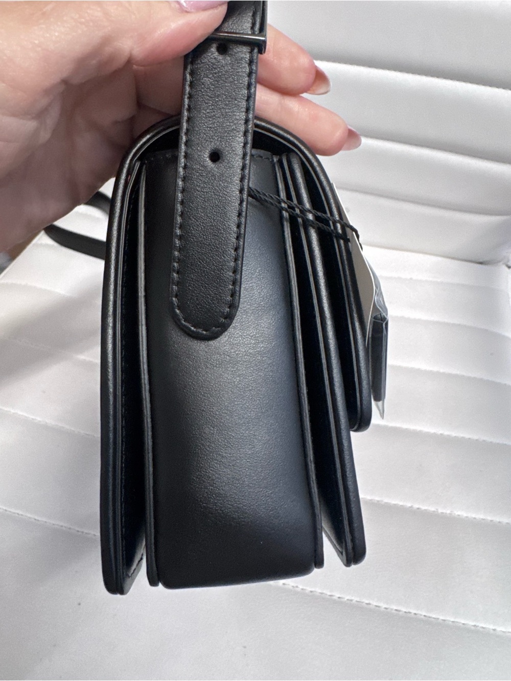 Christian Louboutin Black Studded Leather Crossbody Bag NWT - Picture 4 of 9